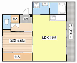 ビレッジハウス南小足第二1号棟 0504