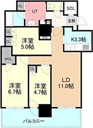 ザ・札幌タワーズ ウエストタワー 2504号室