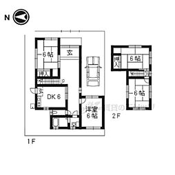 京都市右京区嵯峨大覚寺門前登リ町の一戸建て