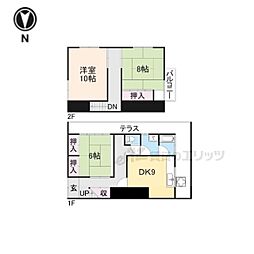 京都市右京区北嵯峨名古曽町の一戸建て