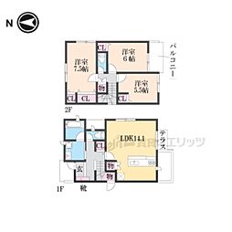 福知山市字天田南岡町の一戸建て