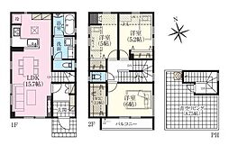 狛江市西野川2丁目　新築戸建　2号棟