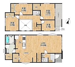 春日市塚原台1期　新築戸建　1号棟