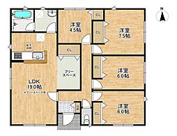 クレイドルガーデン上山門第13　新築戸建　1号棟