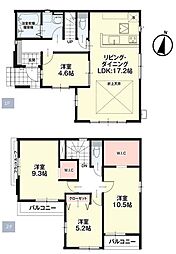 糸島市前原南1期　新築戸建　1号棟