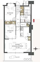 モントーレ香椎浜サーフタワーセンターコート