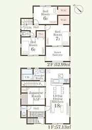 リーブルガーデン御領第5　新築戸建　1号棟