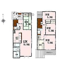 Bloom　宮園3期　新築戸建　1号棟