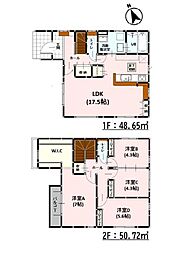 Bloom新土河原町2丁目1期　新築戸建　1号棟