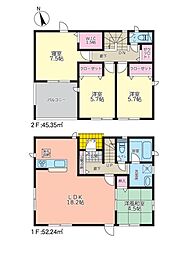 クレイドルガーデン山鹿市中第1　新築戸建　3号棟