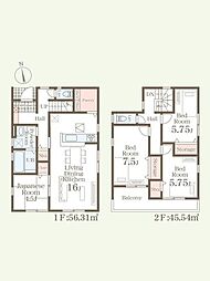 リーブルガーデン京塚本町第3　新築戸建　2号棟