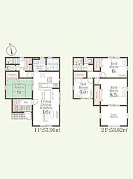 リーブルガーデン黒髪第3　新築戸建　1号棟