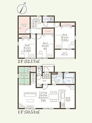 リーブルガーデン画図東1丁目　新築戸建　1号棟