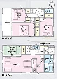 クレイドルガーデン神園第1　新築戸建　1号棟