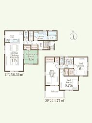 リーブルガーデン帯山第15　新築戸建　1号棟