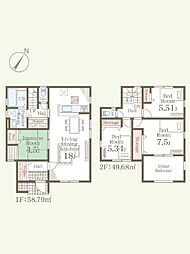 リーブルガーデン龍田第4　新築戸建　4号棟
