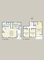 リナージュ小峯4丁目第1期　新築戸建　1号棟