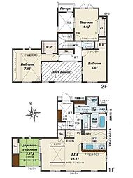 ブル−ミングガ―デン京塚本町2期 新築戸建 1号棟