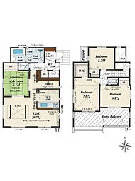 ブル−ミングガ―デン清水東町2期　新築戸建　3号棟