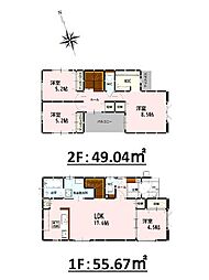 Bloom嘉島町上仲間1期　新築戸建　2号棟