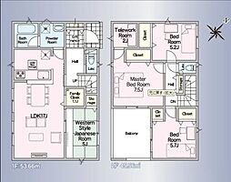クレイドルガーデン戸島第8　新築戸建　1号棟
