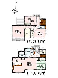 Bloom大津町下町3・4期　新築戸建　4号棟