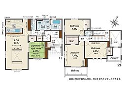 ブル−ミングガ―デン榎町3期　新築戸建　1号棟