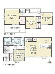 リナ―ジュ北区池田3丁目第1期　新築戸建　2号棟