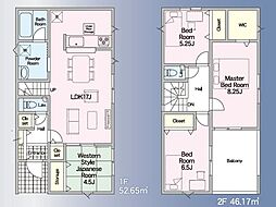 クレイドルガーデン栄第6　新築戸建　1号棟
