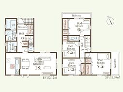 リーブルガーデン八分字町第4　新築戸建　1号棟