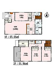 Adoble若葉6丁目2期　新築戸建　2号棟