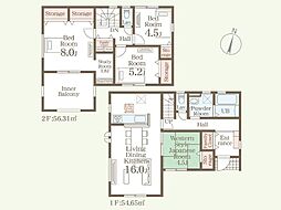 リーブルガーデン築籠町第4　新築戸建　1号棟