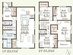 リーブルガーデン須屋第13　新築戸建　1号棟