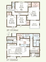 リーブルガーデン渡鹿第2　新築戸建　2号棟