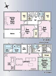 クレイドルガーデン須屋第18　新築戸建　3号棟