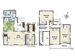 ブル−ミングガ―デン豊岡3期　新築戸建　1号棟