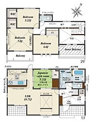 ブル−ミングガ―デン豊岡4期　新築戸建　1号棟