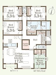 リーブルガーデン長嶺東第6　新築戸建　3号棟