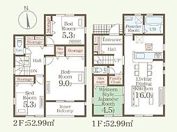 リーブルガーデン不知火町第2　新築戸建　2号棟