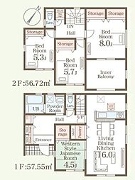 リーブルガーデン戸島第13　新築戸建　2号棟
