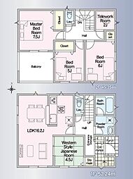 クレイドルガーデン城南町碇第1　新築戸建　1号棟
