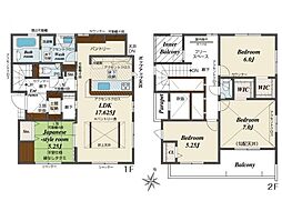 ブルーミングガーデン東区沼山津3丁目　新築戸建　1号棟
