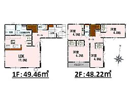 Bloom東本町1期　新築戸建　1号棟