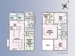クレイドルガーデン泗水町吉富第9　新築戸建　1号棟