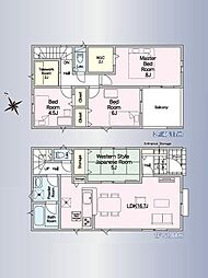 クレイドルガーデン松橋町両仲間第1　新築戸建　1号棟