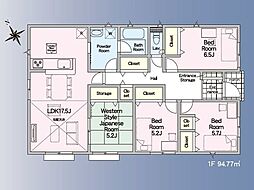 クレイドルガーデン松橋町両仲間第1　新築戸建　2号棟