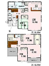 Bloom大津6・7・8期　新築戸建　5号棟