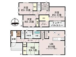 ハートフルタウン上代3丁目588番　新築戸建　D号棟