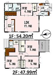 Adoble田3丁目1期　新築戸建　1号棟