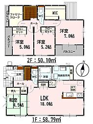 Bloom南区富合町小岩瀬3期　新築戸建　3号棟